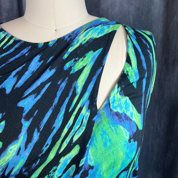 Halston Heritage size  M animal print dress - Picture 4 of 7